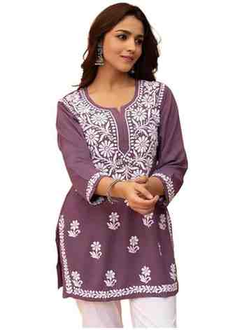 Sidhidata Women Rayon Regular Stylish Kurti